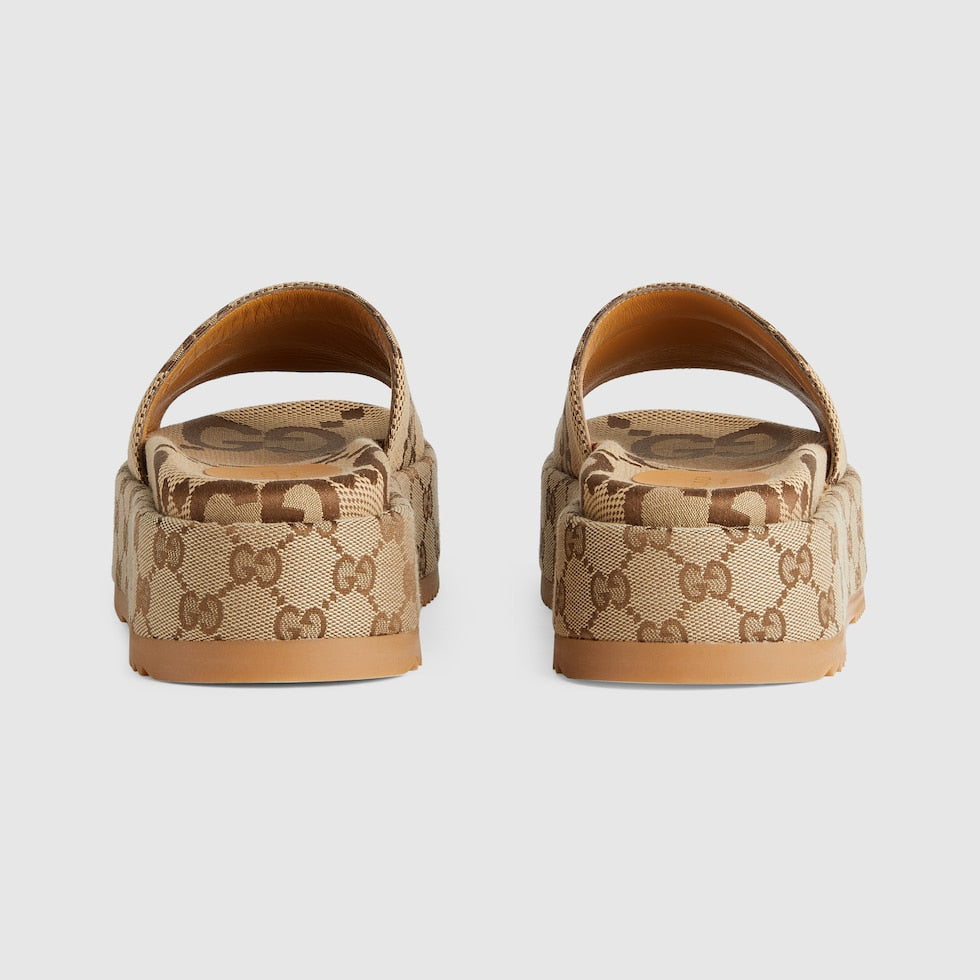 GG Women's platform slide sandal