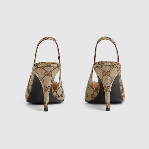GG slingback pump with Horsebit