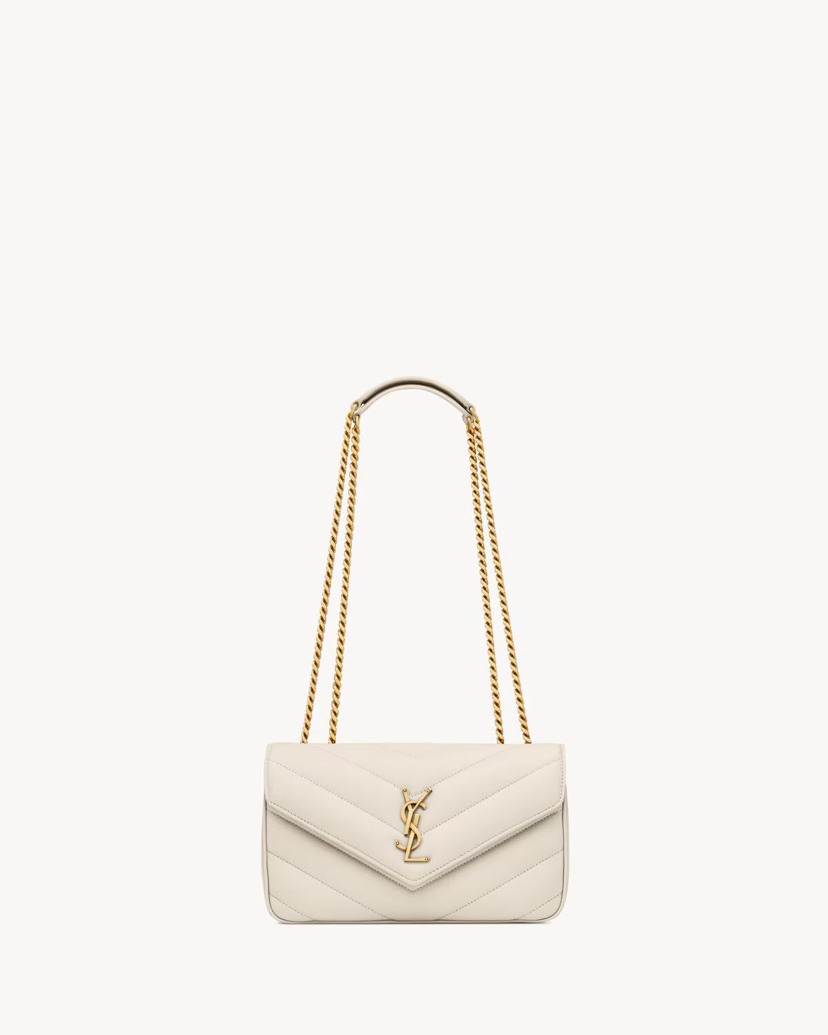 YSL Loulou Small in Matelassé lambskin