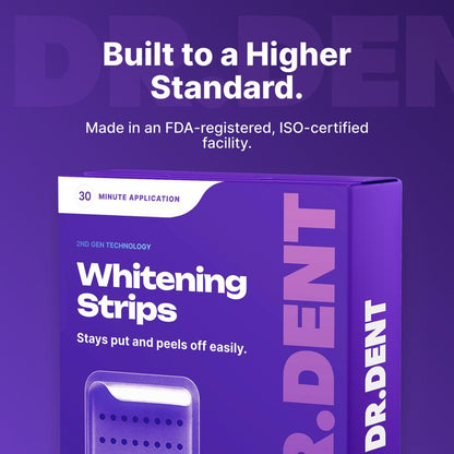 Dr. Dent Purple Teeth Whitening Strips – Fast Results, Zero Sensitivity