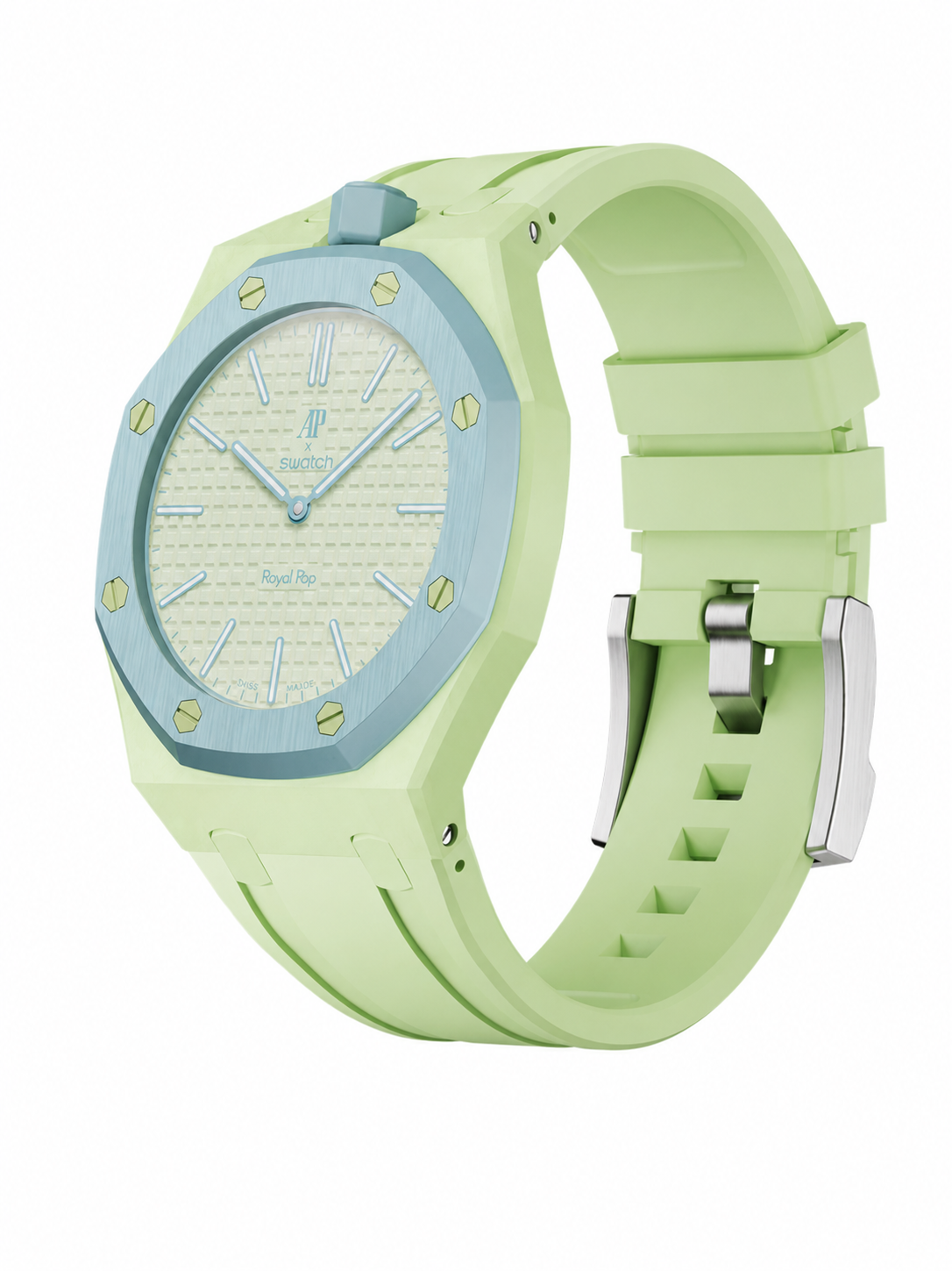 Boceramic Rubber Strap Case For AP x Swatch Royal