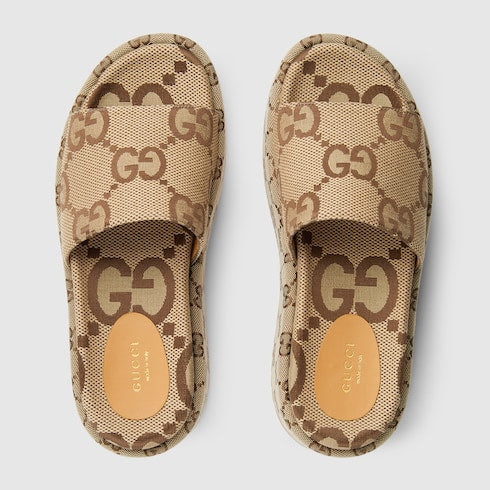 GG Women's platform slide sandal