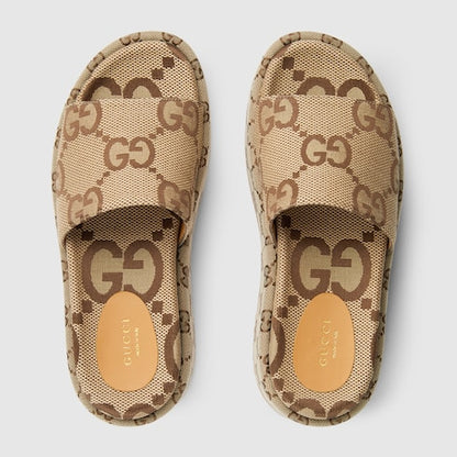 GG Women's platform slide sandal
