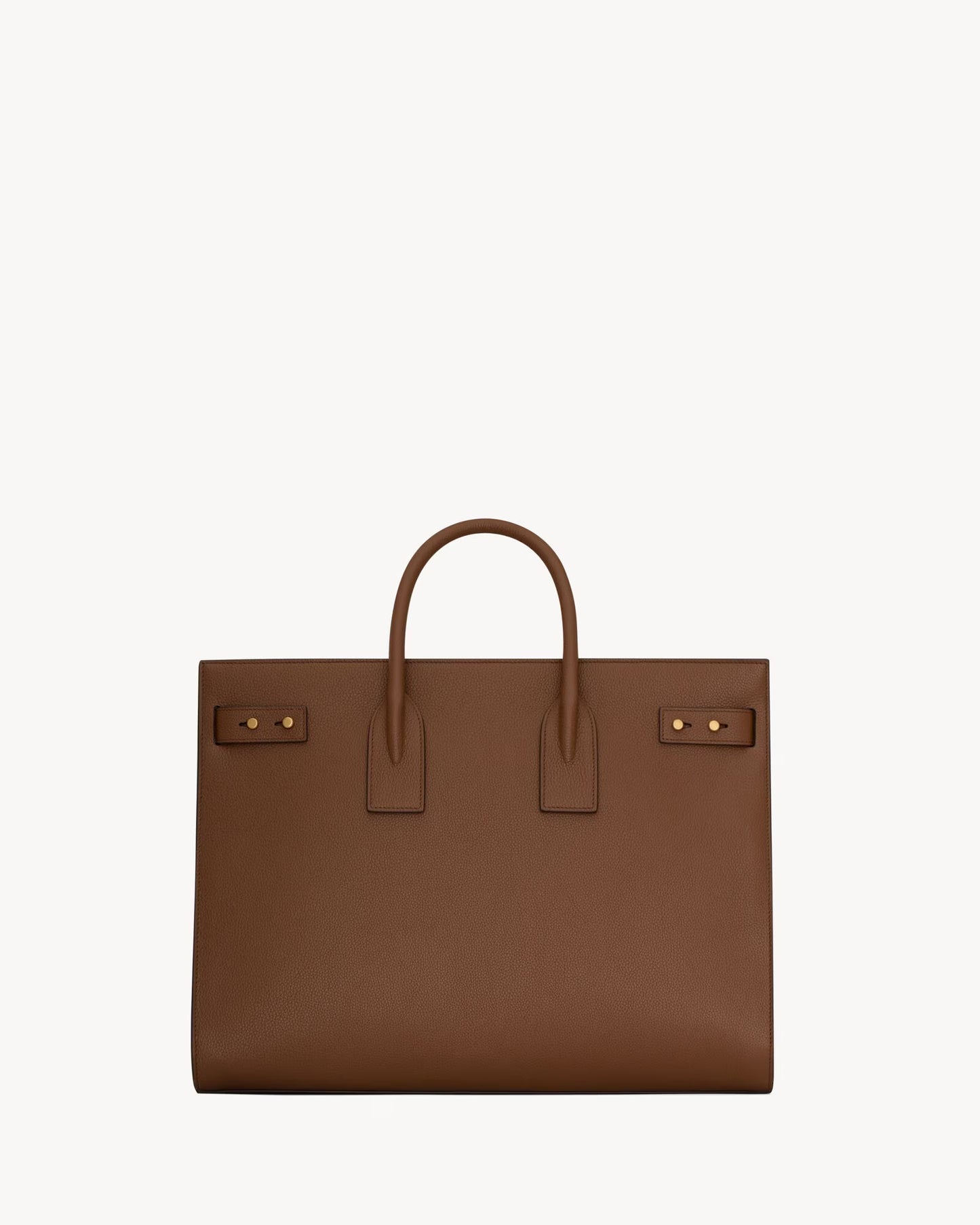 YSL Sac de Jour thin large bag in grained leather
