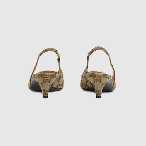 GG Women's slingback pump with Horsebit