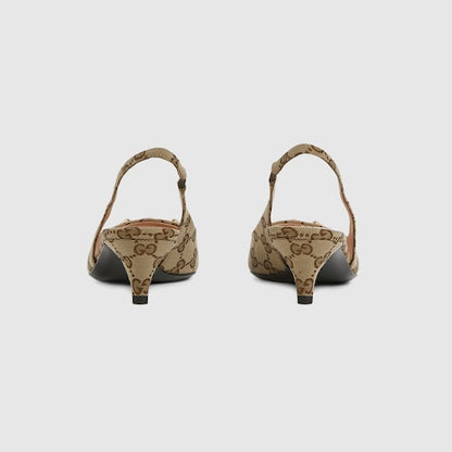 GG Women's slingback pump with Horsebit