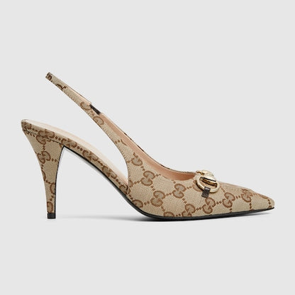 GG slingback pump with Horsebit