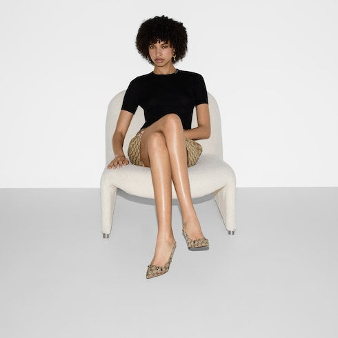 GG slingback pump with Horsebit