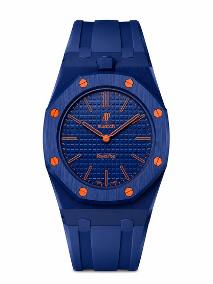 Boceramic Rubber Strap Case For AP x Swatch Royal