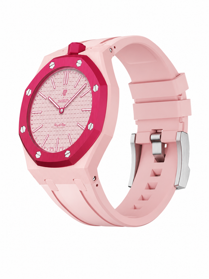 Boceramic Rubber Strap Case For AP x Swatch Royal