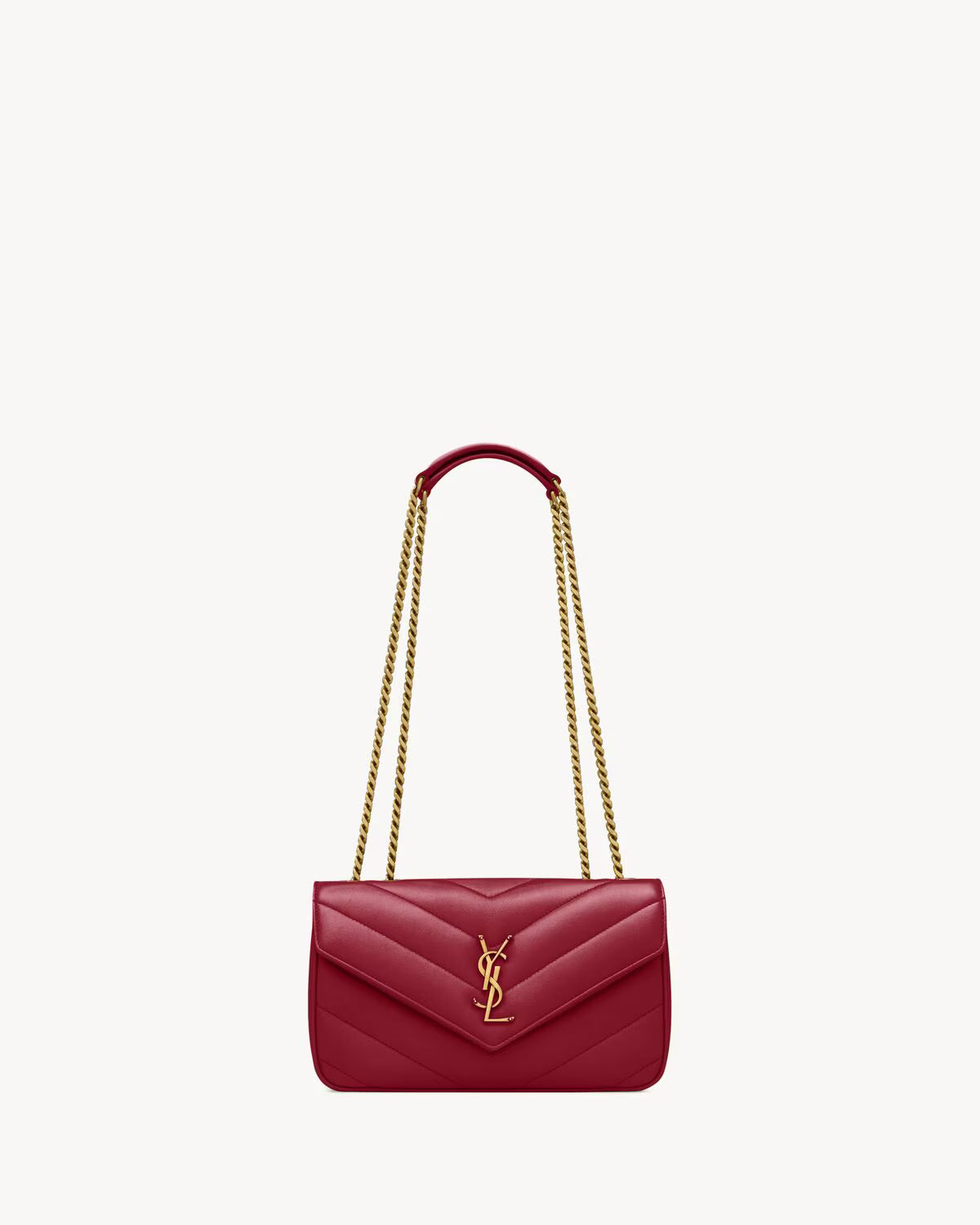 YSL Loulou Small in Matelassé lambskin