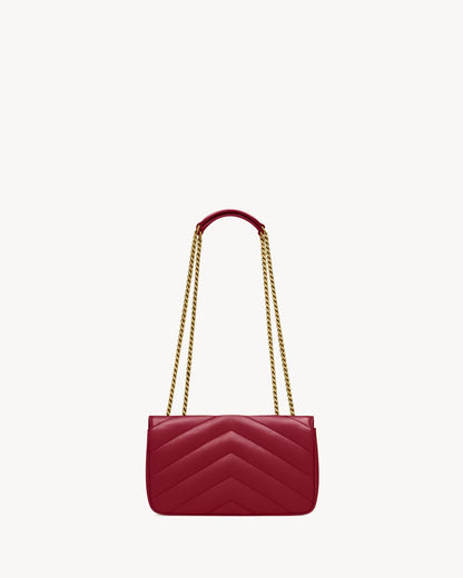 YSL Loulou Small in Matelassé lambskin