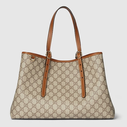 GG Emblem large tote bag