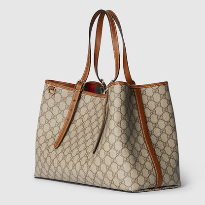 GG Emblem large tote bag