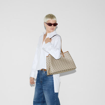 GG Emblem large tote bag