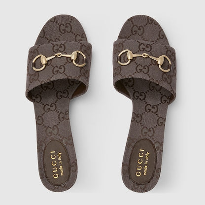 GG Women's slide sandal with Horsebit