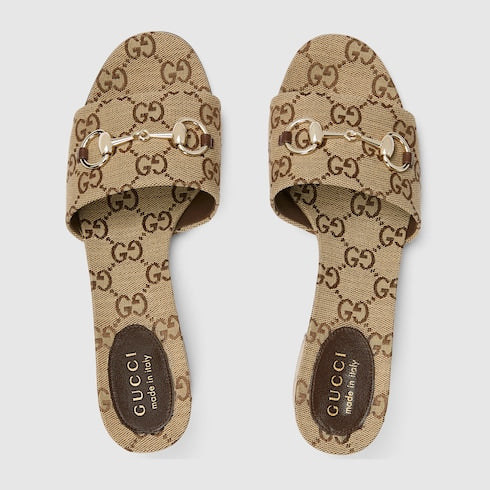 GG Women's slide sandal with Horsebit