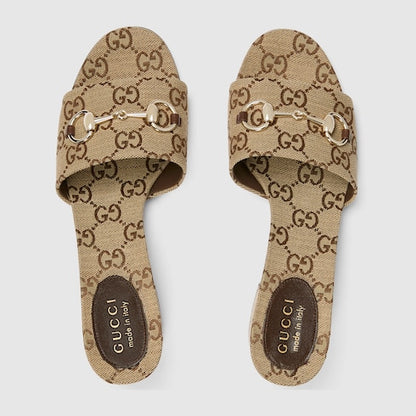 GG Women's slide sandal with Horsebit