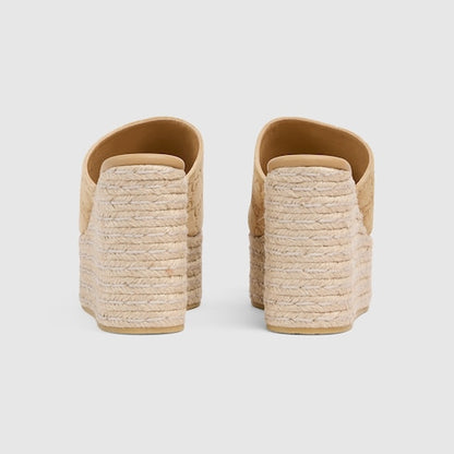 GG platform espadrille with Horsebit