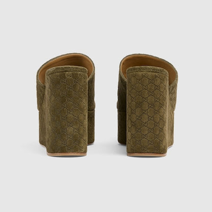 GG platform espadrille with Horsebit