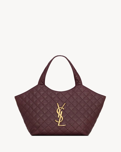 YSL Medium Icare quilted nappa leather bag