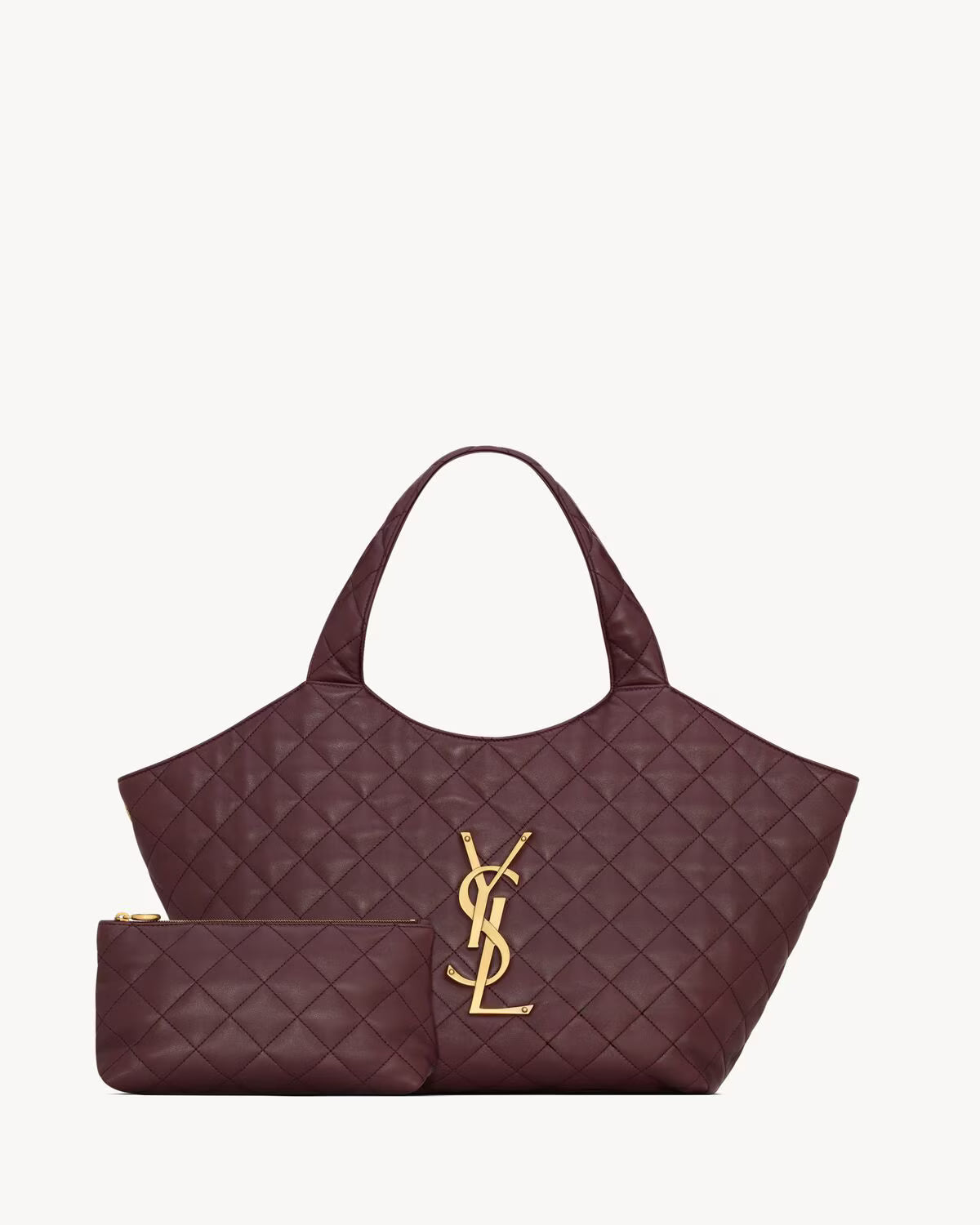 YSL Medium Icare quilted nappa leather bag