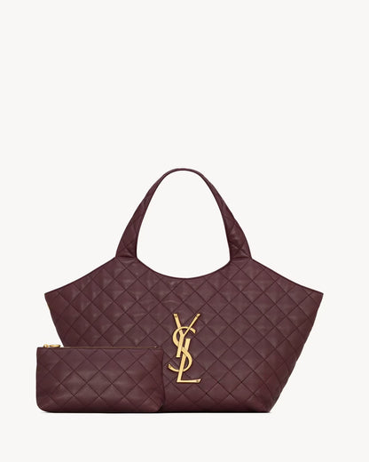 YSL Medium Icare quilted nappa leather bag