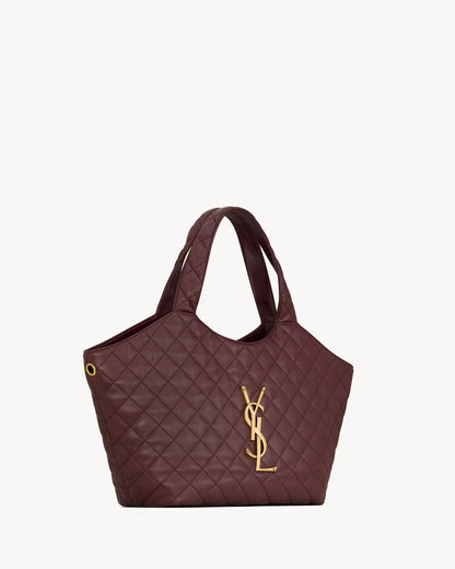 YSL Medium Icare quilted nappa leather bag