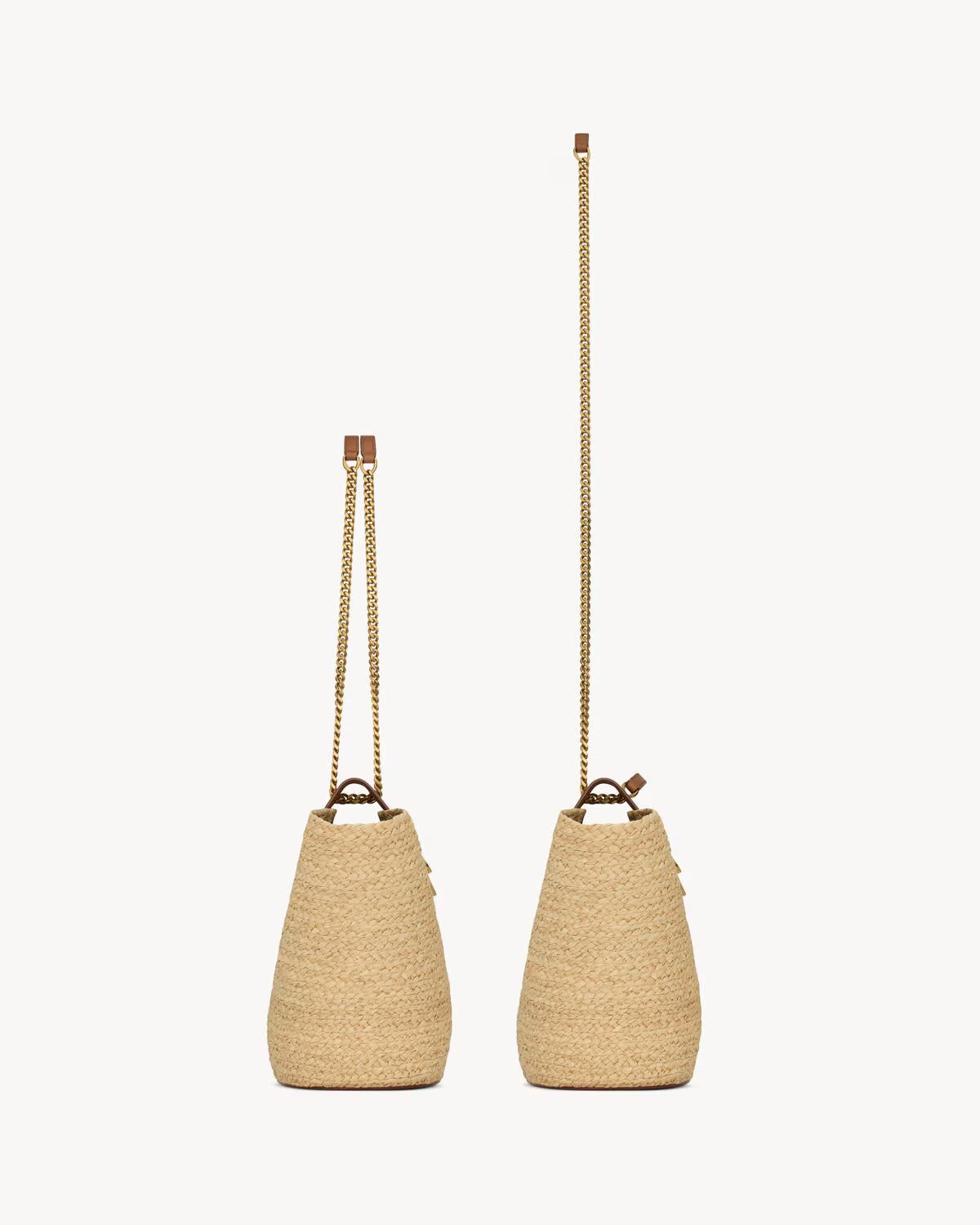 YSL Manon raffia bag