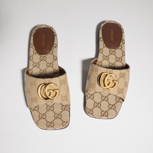 GG Women's slide sandal with Double G