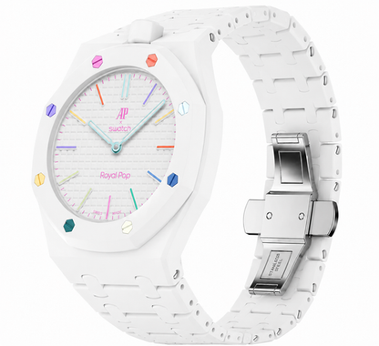 Boceramic Rubber Strap Case For AP x Swatch Royal