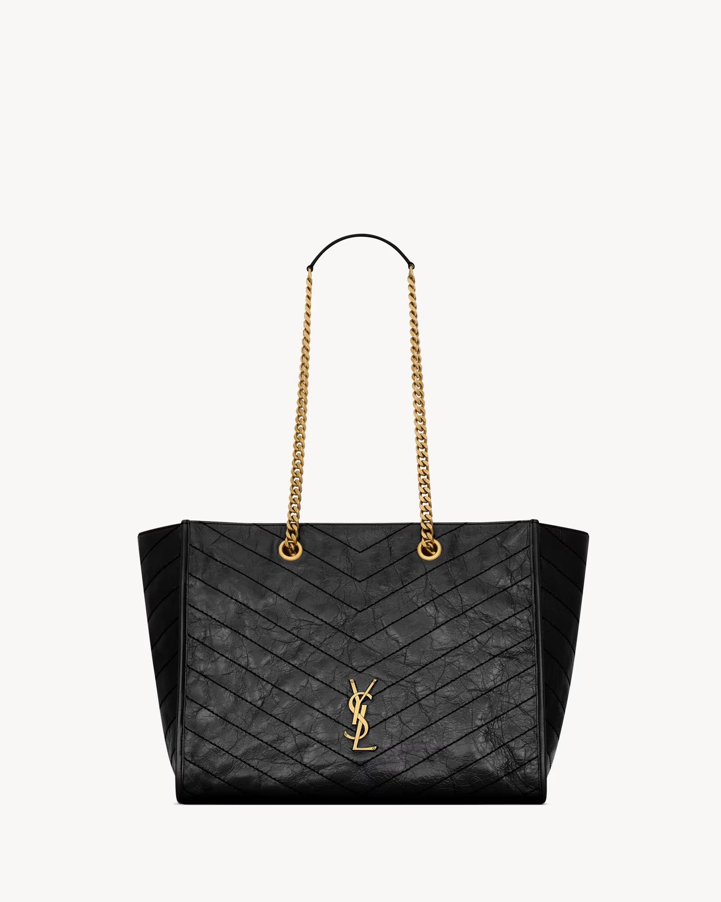 YSL NIKI shopping in vintage leather