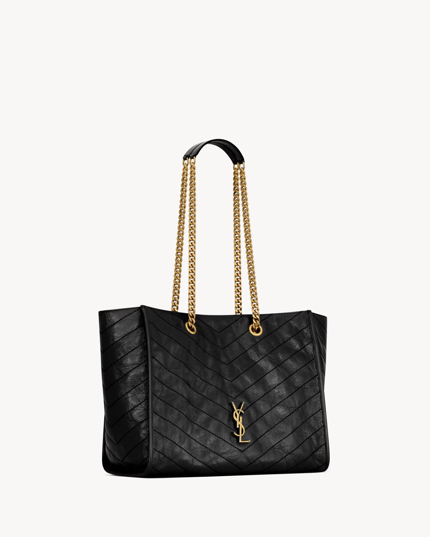 YSL NIKI shopping in vintage leather