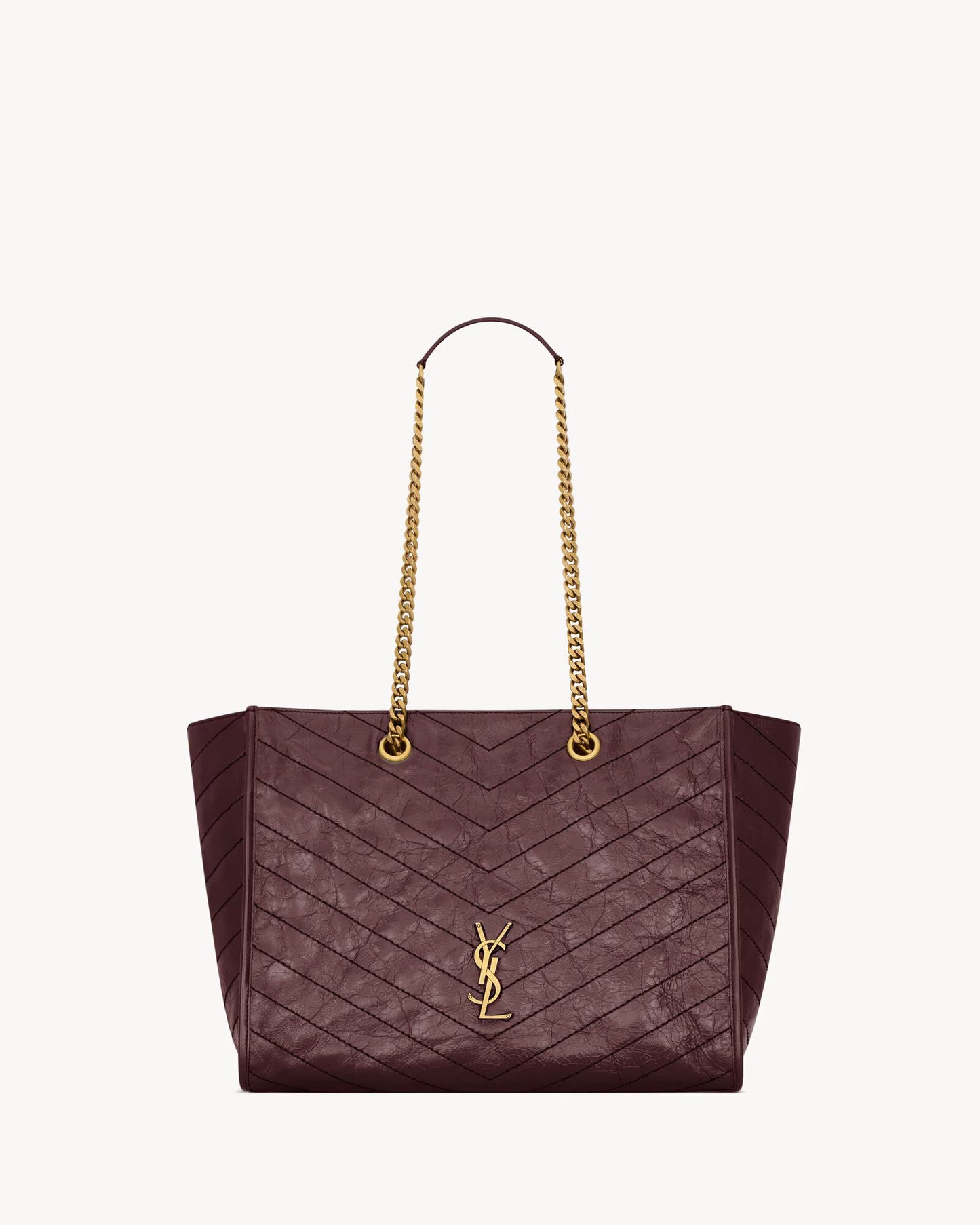 YSL NIKI shopping in vintage leather