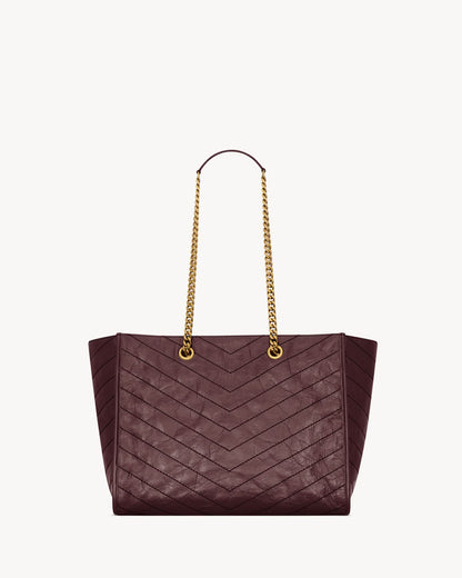 YSL NIKI shopping in vintage leather