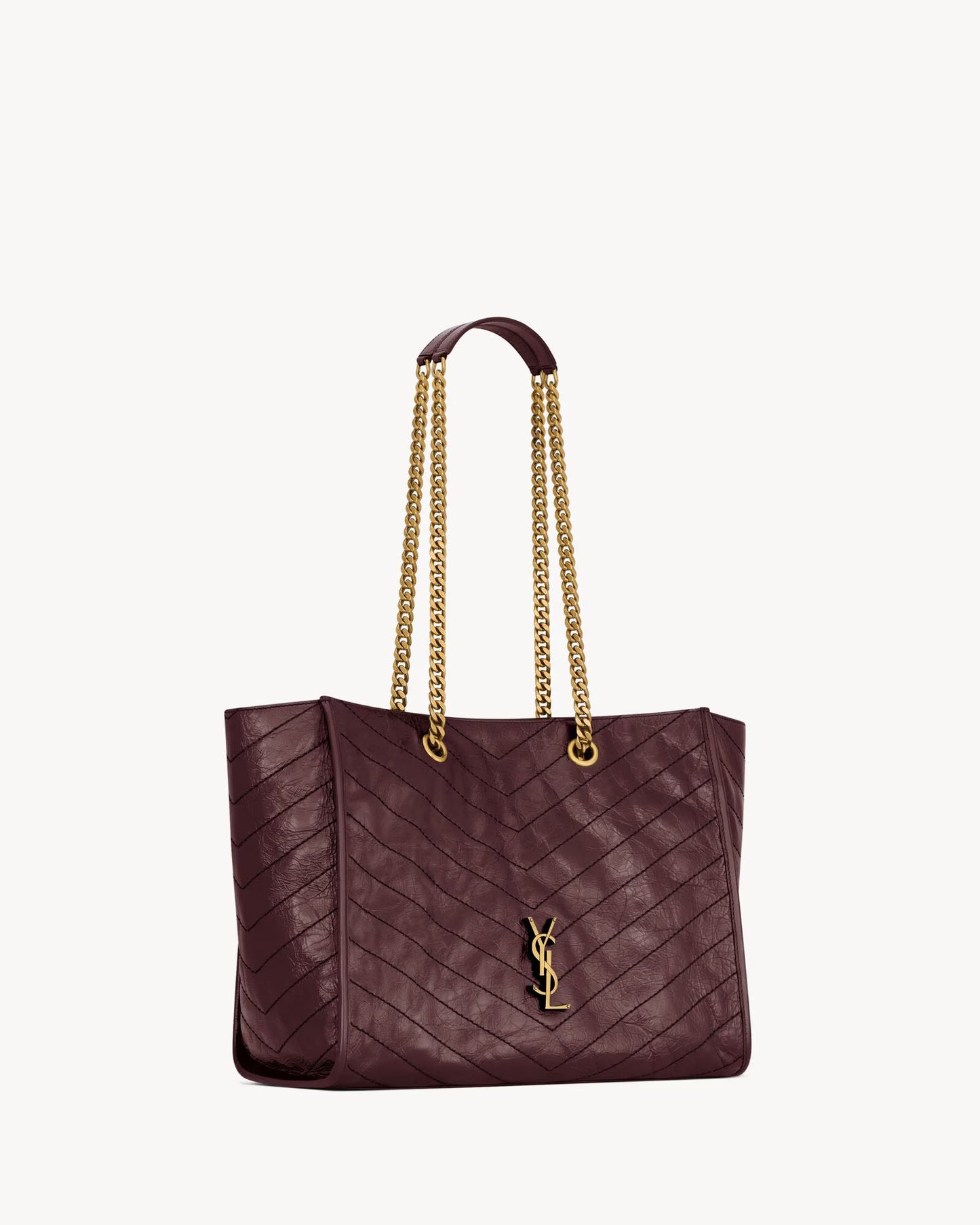 YSL NIKI shopping in vintage leather