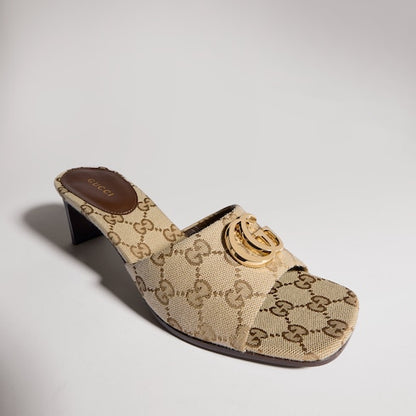 GG Women's slide sandal with Double G