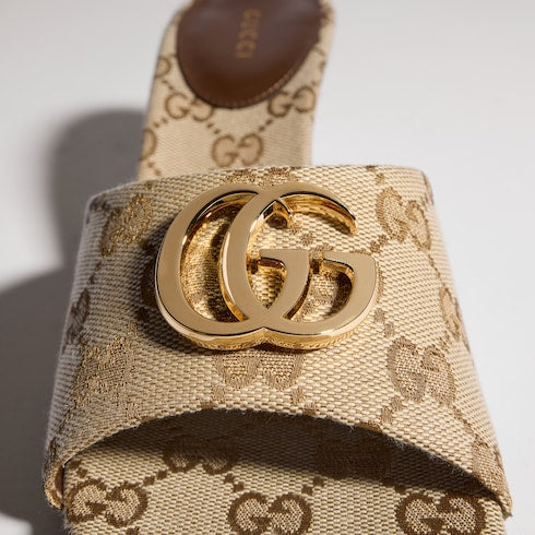 GG Women's slide sandal with Double G