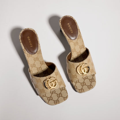 GG Women's slide sandal with Double G