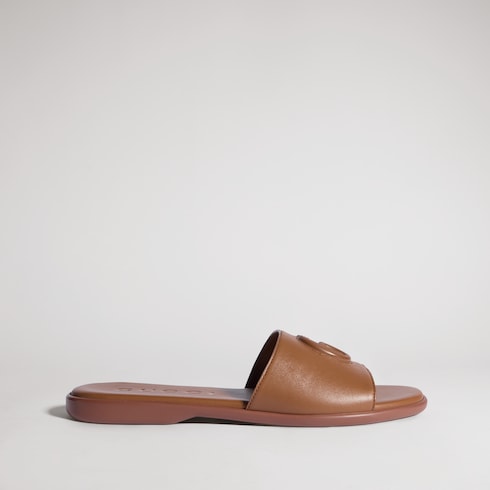 GG Women's slide sandal with Double G