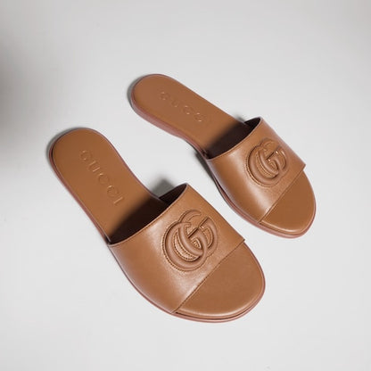 GG Women's slide sandal with Double G