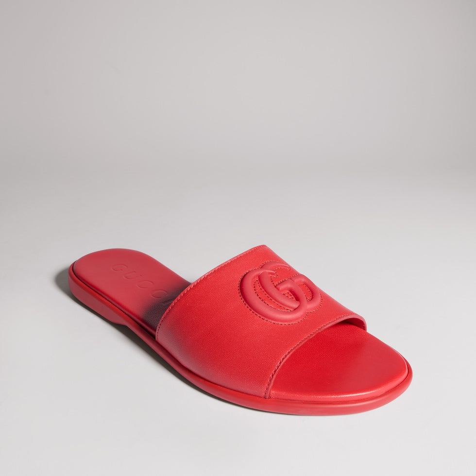 GG Women's slide sandal with Double G