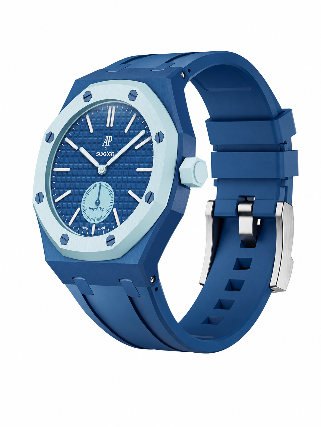 Boceramic Rubber Strap Case For AP x Swatch Royal