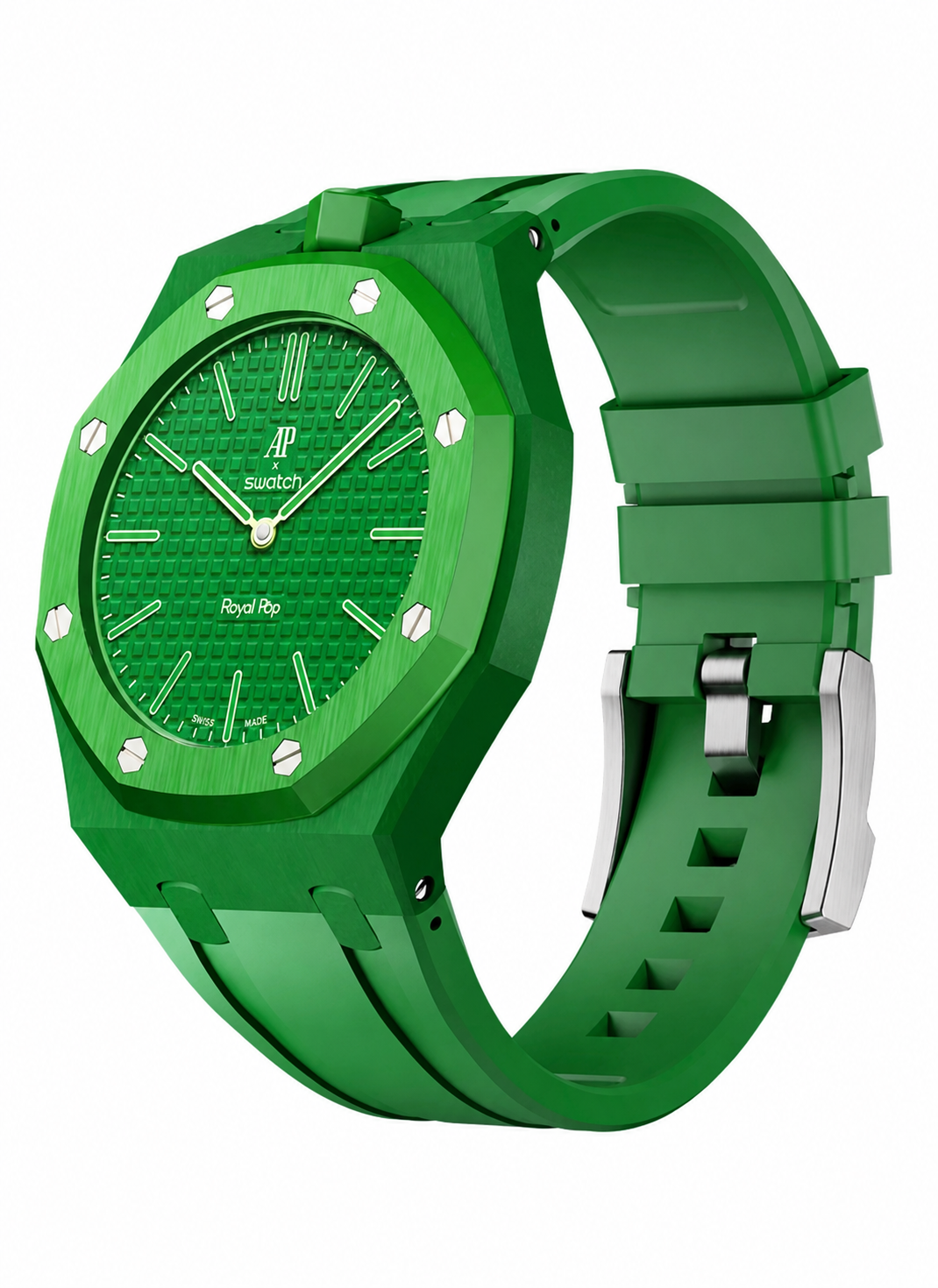 Boceramic Rubber Strap Case For AP x Swatch Royal