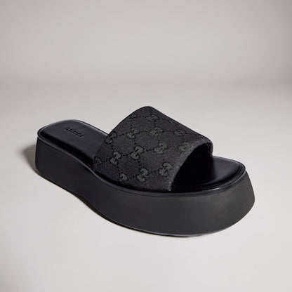 GG Women's flatform slide sandal