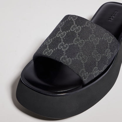 GG Women's flatform slide sandal