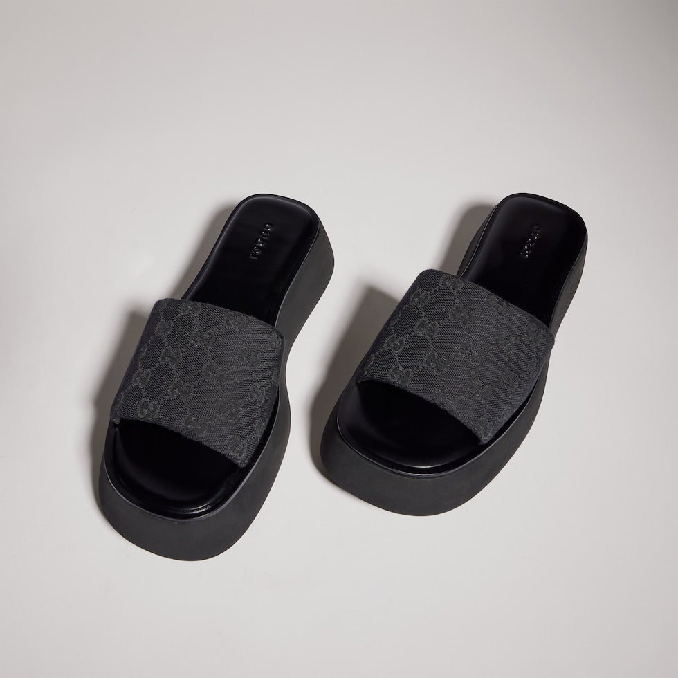 GG Women's flatform slide sandal