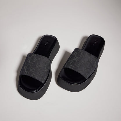 GG Women's flatform slide sandal