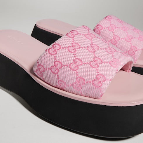 GG Women's flatform slide sandal