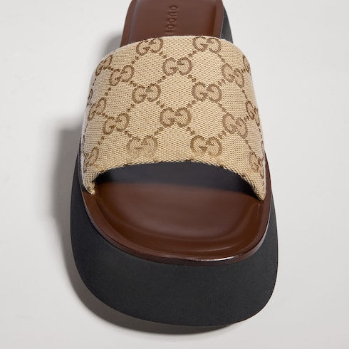 GG Women's flatform slide sandal
